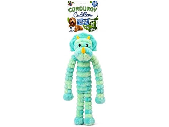 Bow Wow Pet Bow Wow Pet Corduroy Triceratop Stuffed