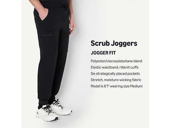 Amazon Basics Men (X-Large Long) Scrubs Pants