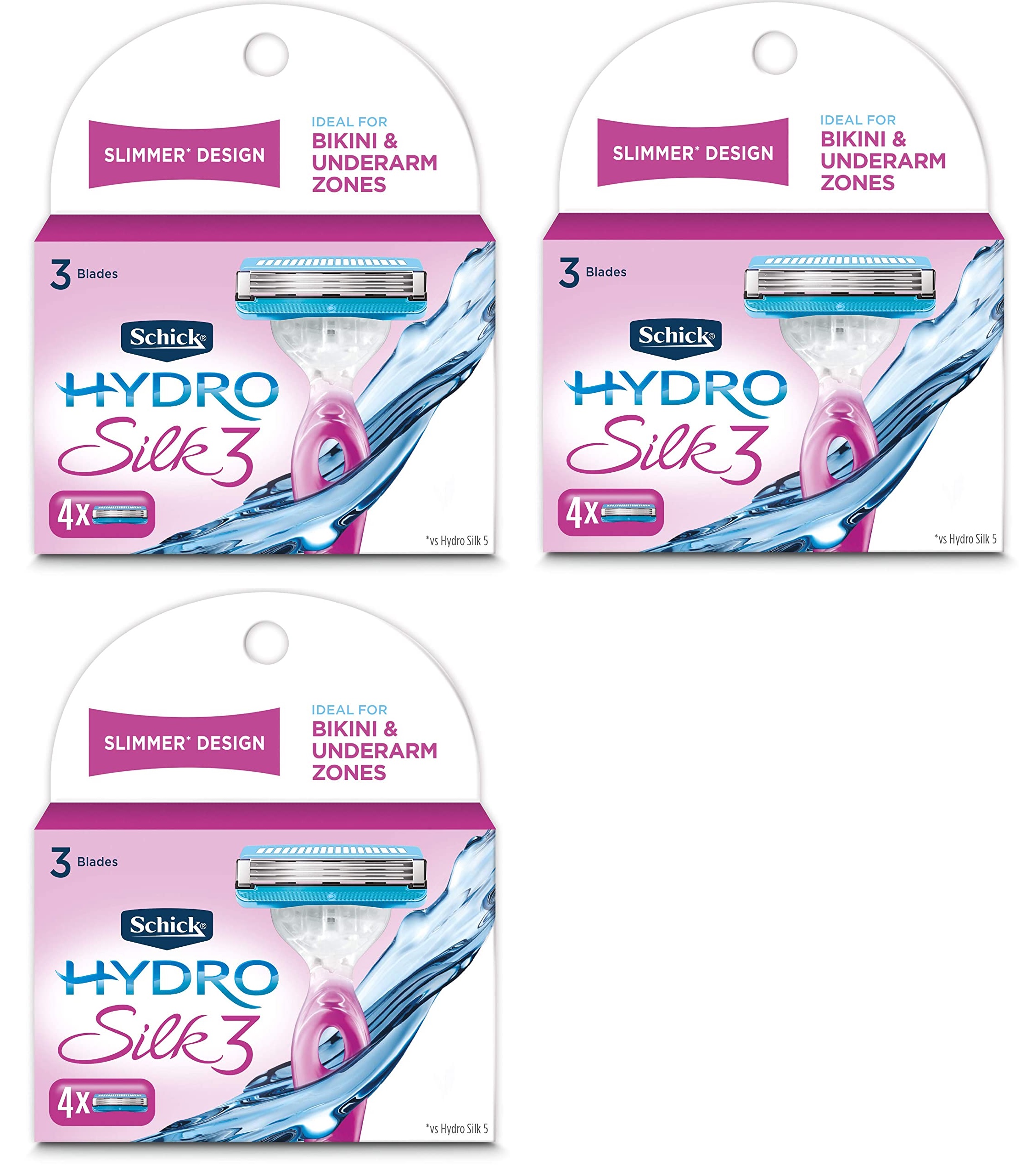 3 PK Hydro Silk 3 Blades - Gallery 2