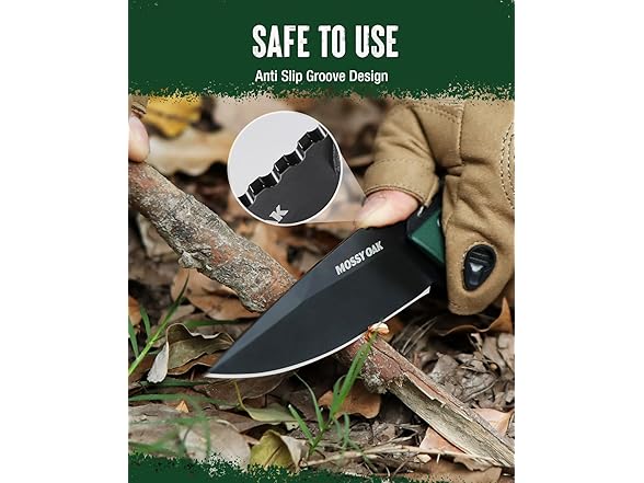 Mossy Oak 9.5" Hunting Knife with Sheath