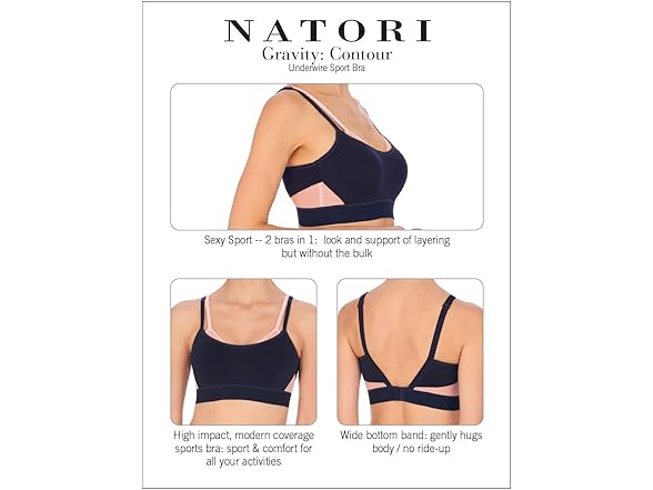 Natori Women's Gravity: Contour UW Sport