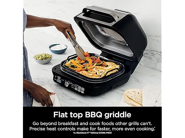 (NEW) Ninja IG651 Foodi Smart XL Pro 7-in-1 Indoor Grill