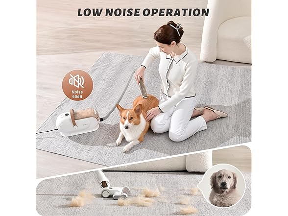 Einoor C1-WHITE Einoor Professional Pet Grooming Kit 