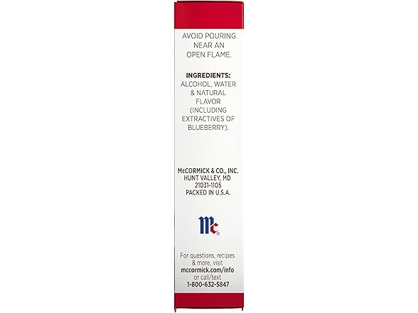 McCormick Blueberry Extract with Other Natural Flavors