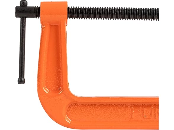 PONY Pony Jorgensen 2680 8-Inch C-Clamp, Orange