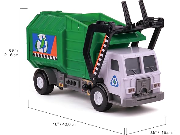 Mighty Fleet Mighty Motorized Garbage Truck