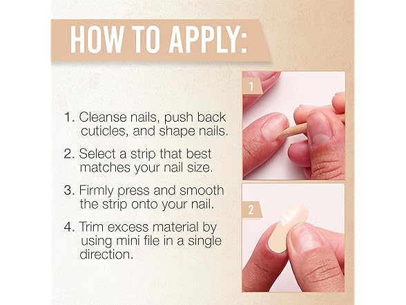 Ardell Nail Polish Strips - Vintage Lace