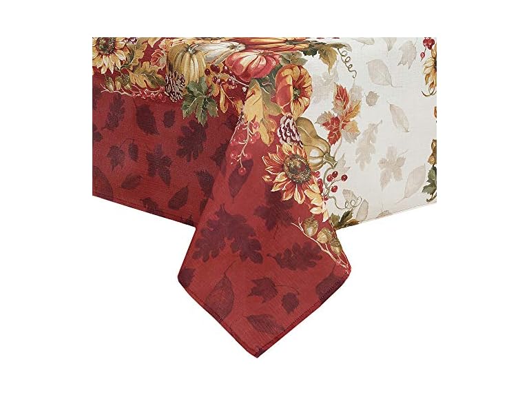 Elrene Home Fall Leaves Tablecloth