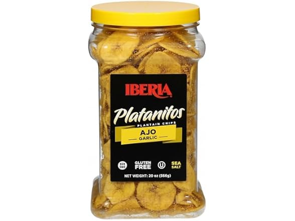 Iberia Garlic Plantain Chips, 20 Oz.