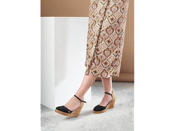 VISCATA Satuna Espadrille Canvas Wedges - Gallery 5