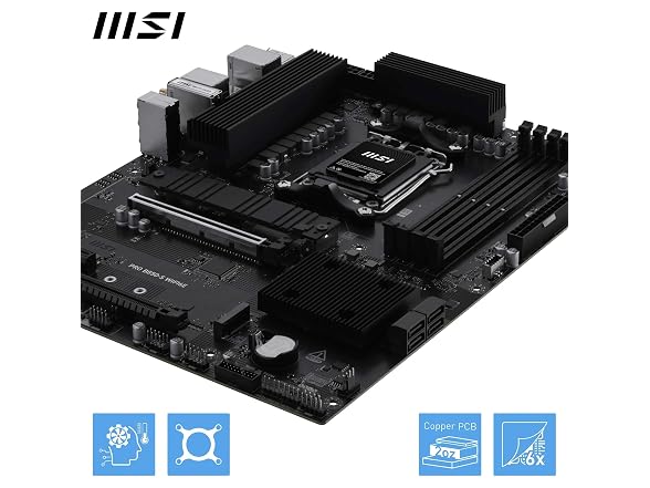 MSI PRO B850-S WIFI6E Motherboard, ATX
