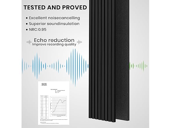 ROOMTEC ROOMTEC 2 Pack Acoustic Solid Wood Wall