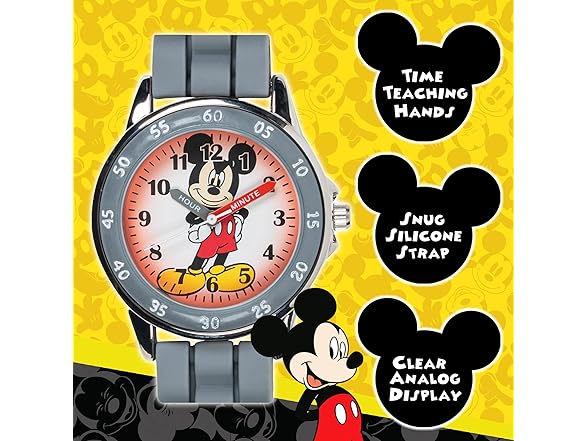Accutime Disney Kids' Mickey Mouse Watch