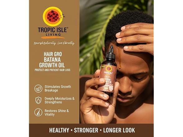 Tropic Isle Living Castor Oil Hair Growth 3x