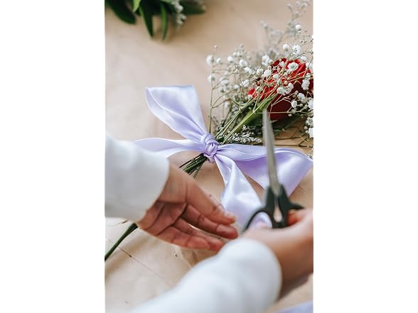 2" Inch Double Faced Satin Ribbon Ivory