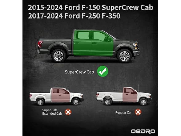 oEdRo OEDRO 6 Inch Running Boards Compatible w