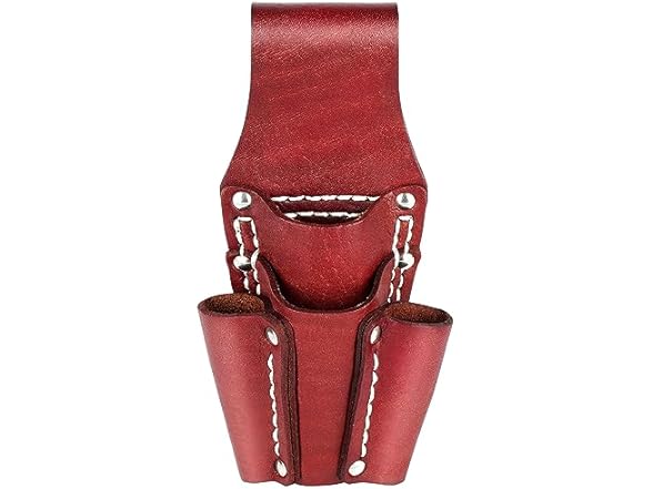 NKTM Leather Tool Pouch, 4 Pockets