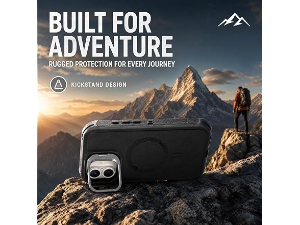 WOONITH iPhone 17 Case Black