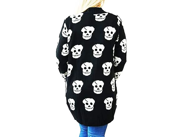 Gal Moda Women (12-14 Short) Open Front Cardigan