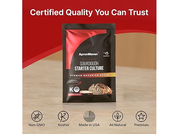 2Pk Premium Sourdough Starter- German Bavarian