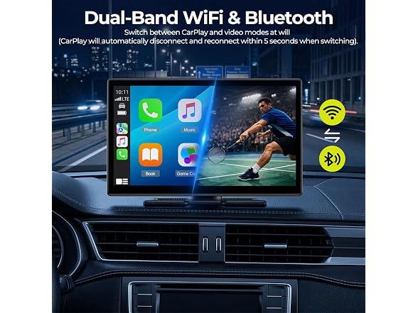 LAMTTO 9" Apple Carplay Screen
