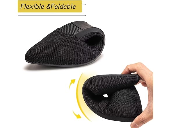 Pointed Toe Knit Flats, Black 7.5