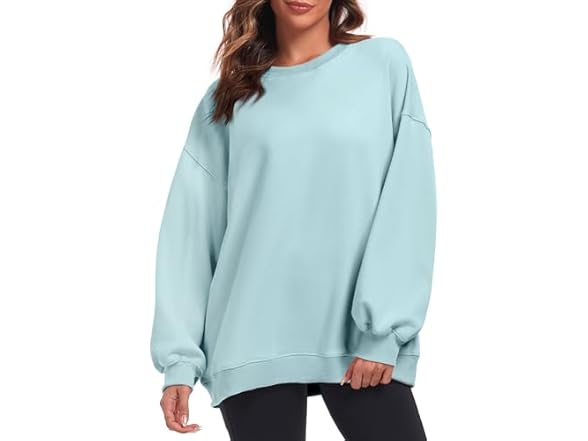 Fkeep Women Oversized Sweatshirt Women Crew Tops