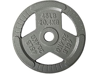$29.99, Was $49.99, 40% Off! Fitvids Cast Iron Plate Weight Plate, 45lbs (Single) dealfomo