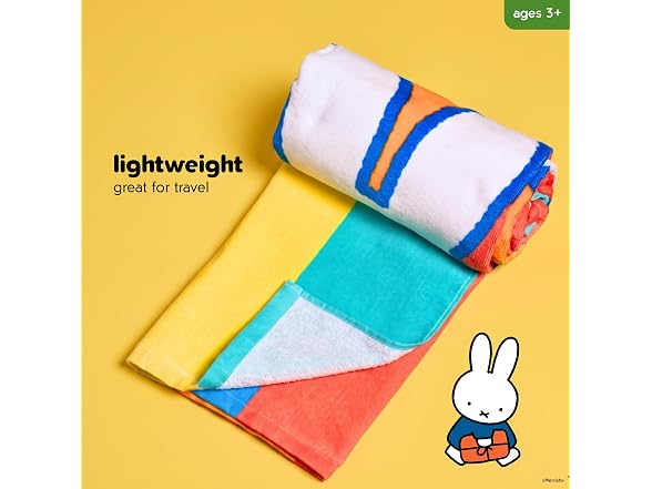Miffy Kids Cotton Beach Towel