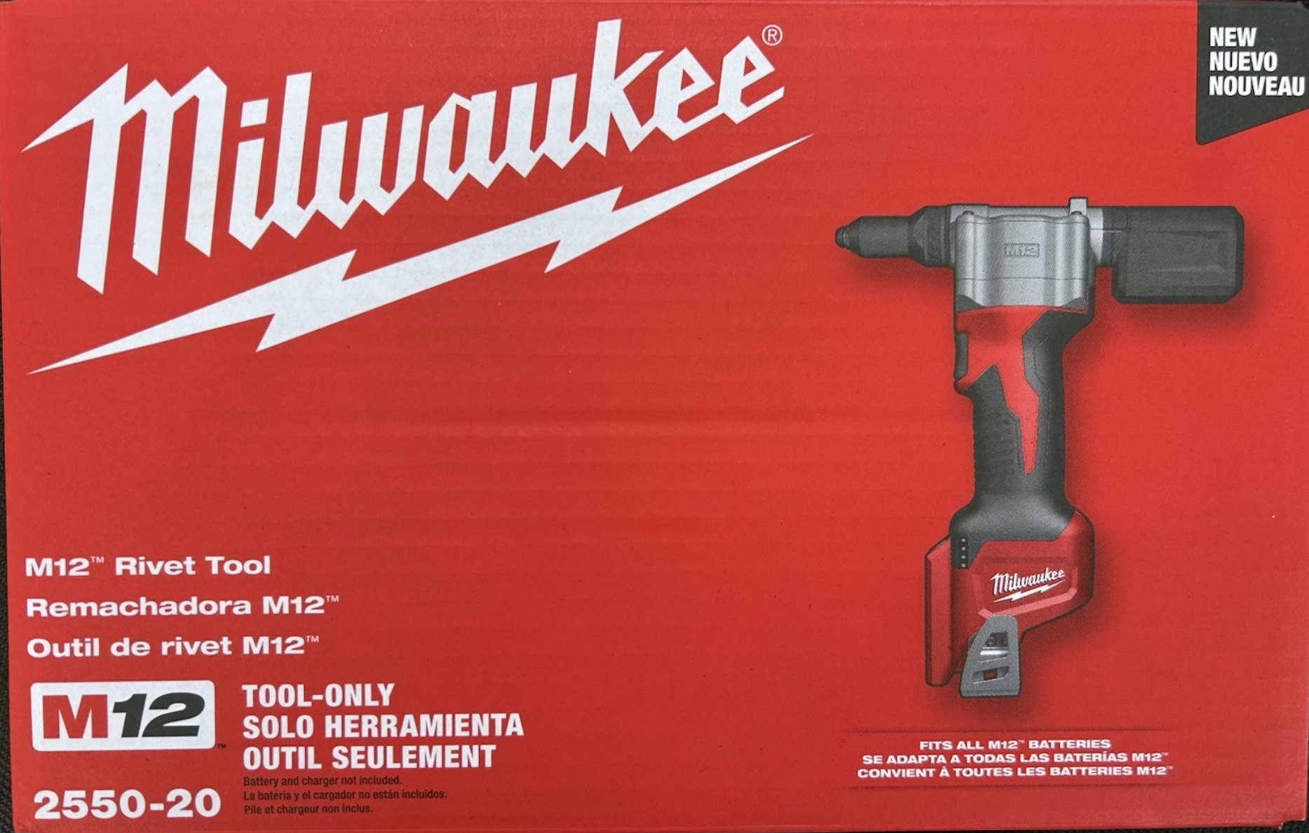 Milwaukee Electric Tools 2550-20 M12 Rivet Tool - Gallery 4