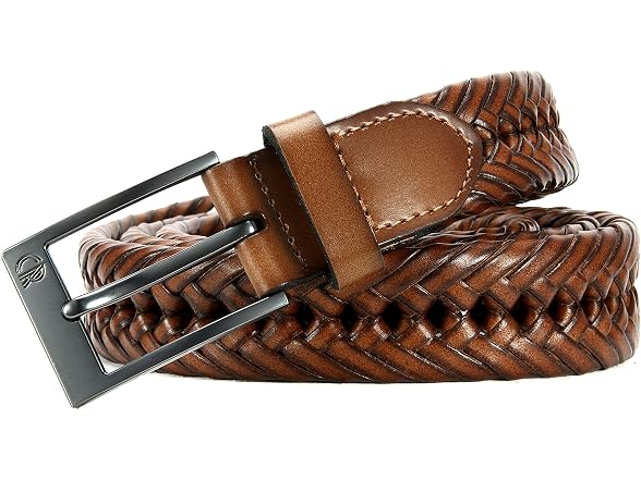 Chaoren Men (38) Leather Braided Belts