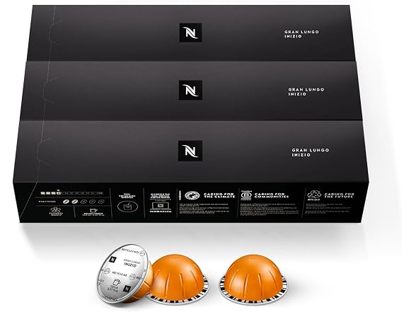 Nespresso Vertuo Inizio Medium Roast, 60-Count