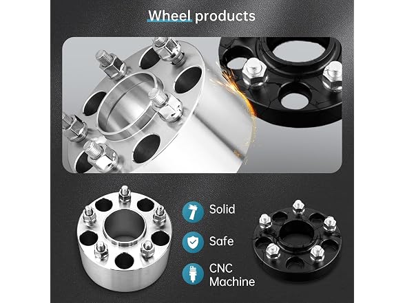 AutoForever Wheel Spacers Compatible with Chevy 5x