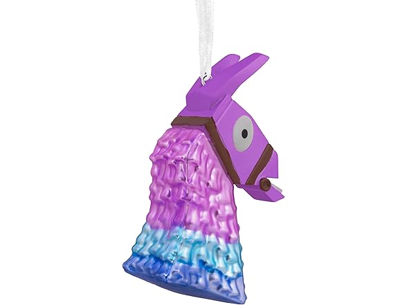 Hallmark Fortnite Llama Loot Blown Glass Christmas Ornament