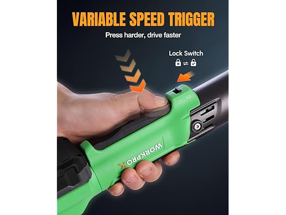 WORKPROX 1/2 Electric Ratchet Set