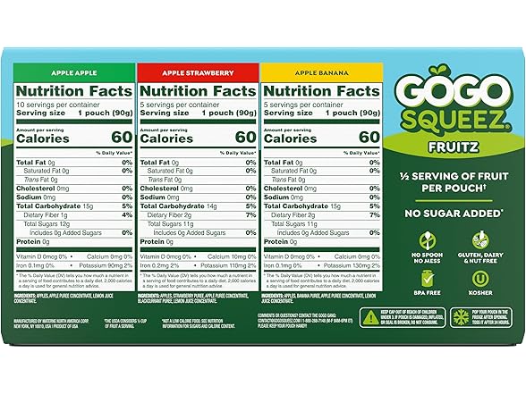 GoGo squeeZ Applesauce and Fruit Variety Pack
