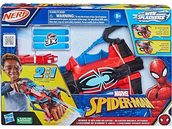 Marvel Spider-Man Spider Strike ‘N Splash Blaster