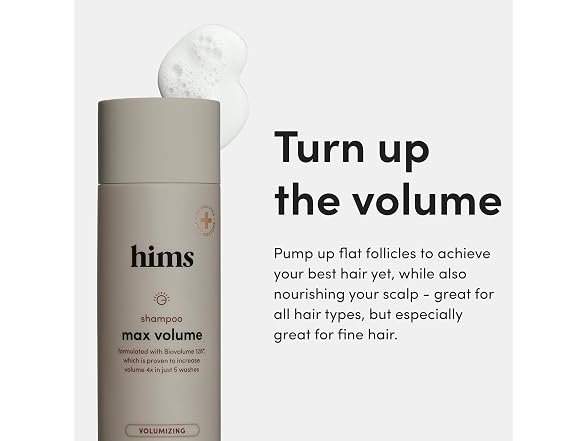 HIMS Max Volume Shampoo Volumizing Natural
