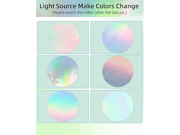 2” Holographic Circle Thermal Label