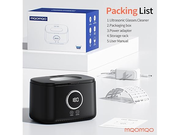 MQOMQO Ultrasonic Jewelry Cleaner