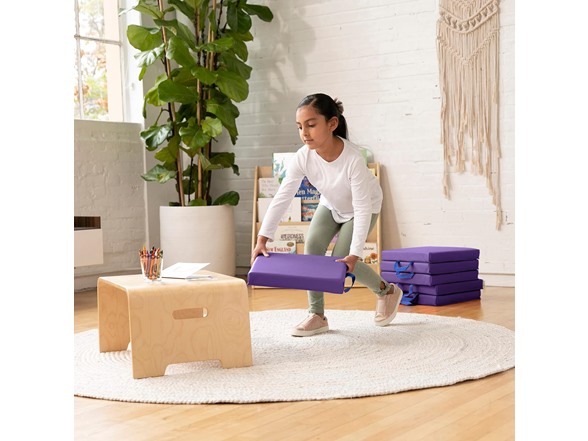 ECR4Kids SoftZone Floor Cushions, Square