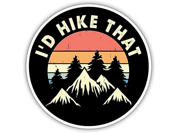 GNAART I'd Hike That ,Nature Stickers