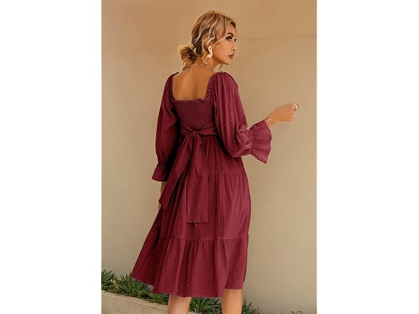 R.Vivimos Women (L) Summer Cotton Polka Dots Dress