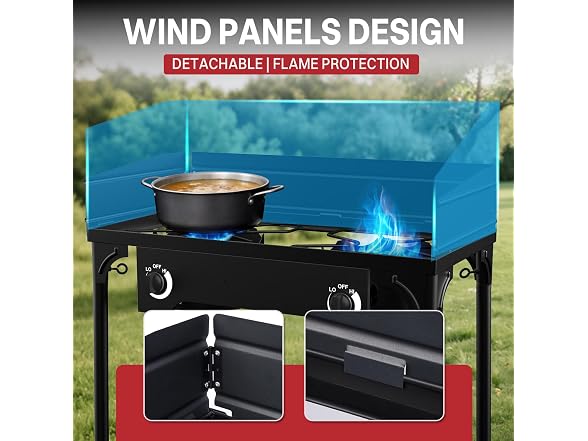 Pipopa 2 Burner Propane Stove