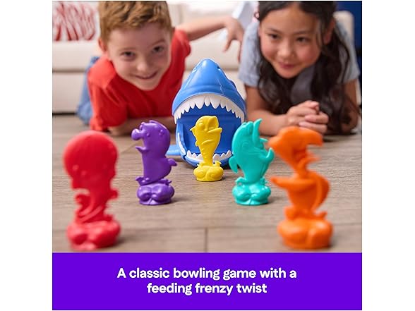 Bowling Game with Wind-Up Jaw-Chomping