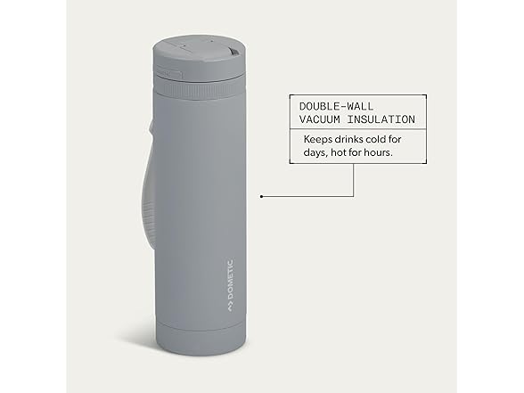 Dometic 22oz Insulated Sip Bottle - Silt