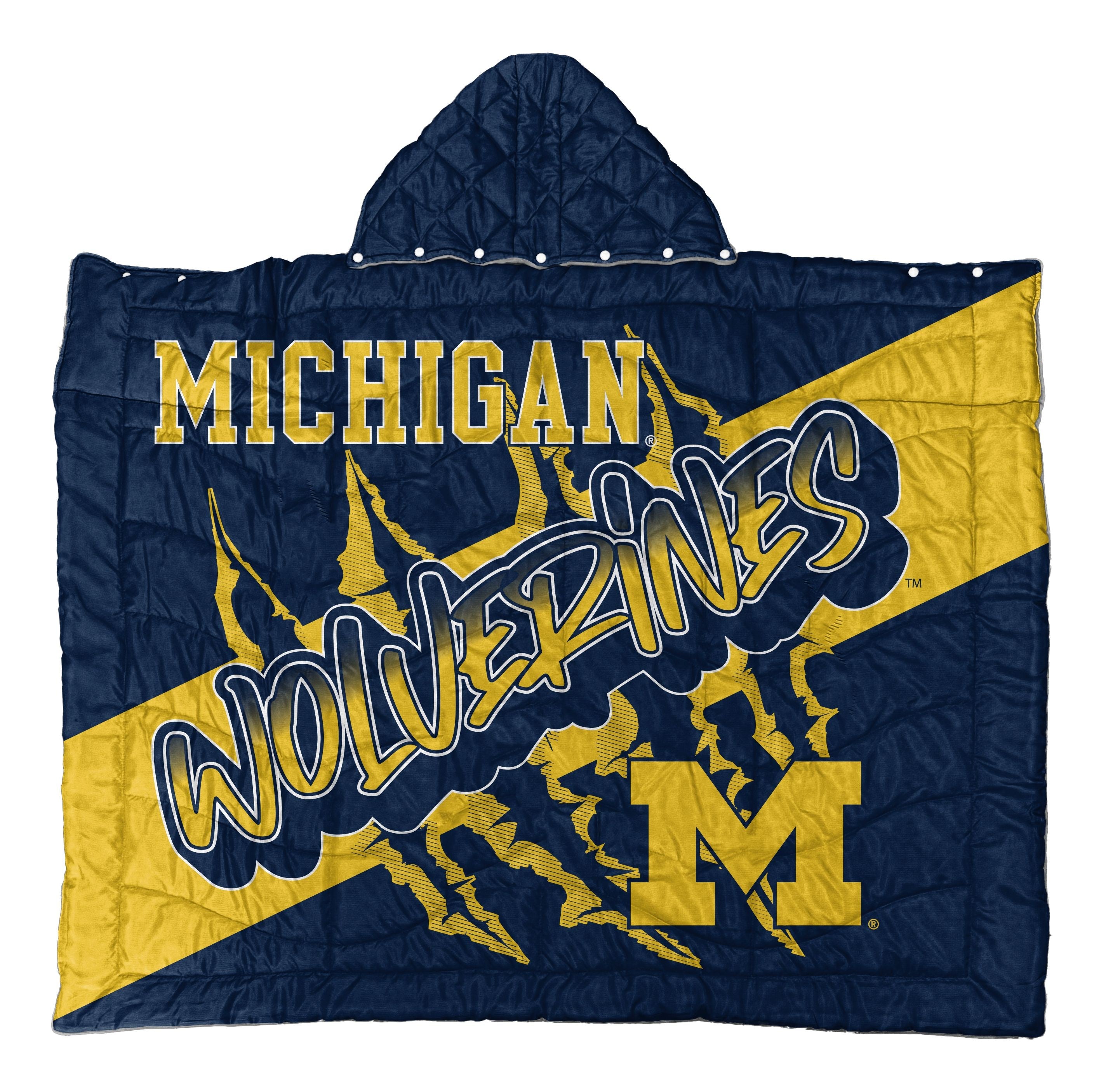 NCAA Hooded Cozy Cape Blanket (54 x 72) - Gallery 12