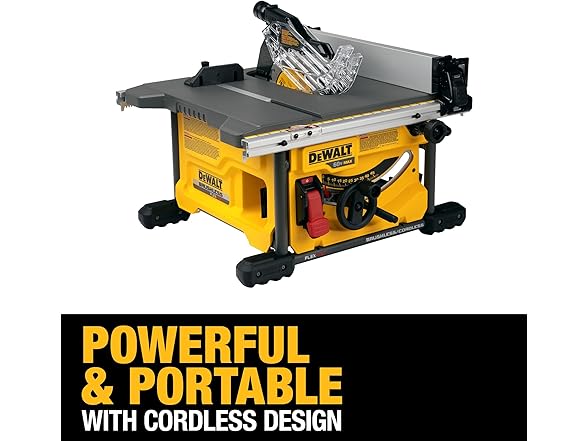 DEWALT DCS7485B FLEXVOLT 60V MAX Table Saw 8-1/4in