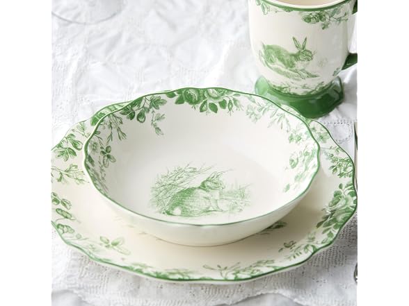 Le Jardin 8 Inch SOUP/CEREAL BOWLS SET OF 4