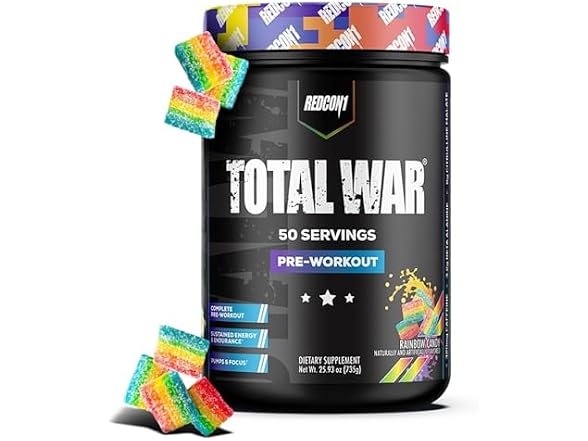 Total War Pre Workout Rainbow Candy (50)
